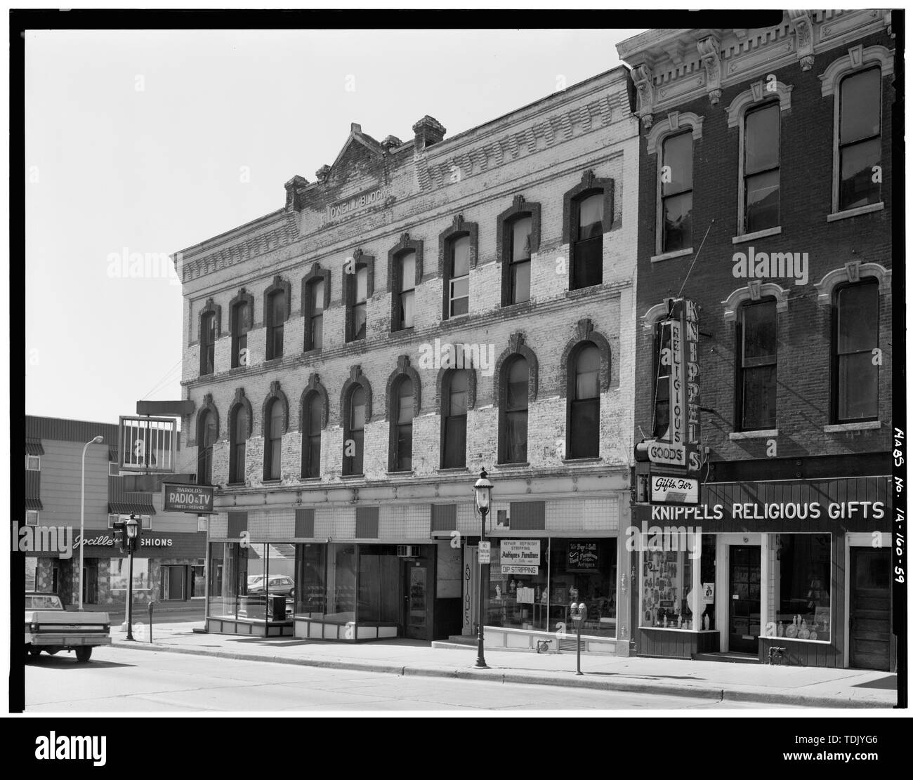 View block main street Black and White Stock Photos Images Alamy
