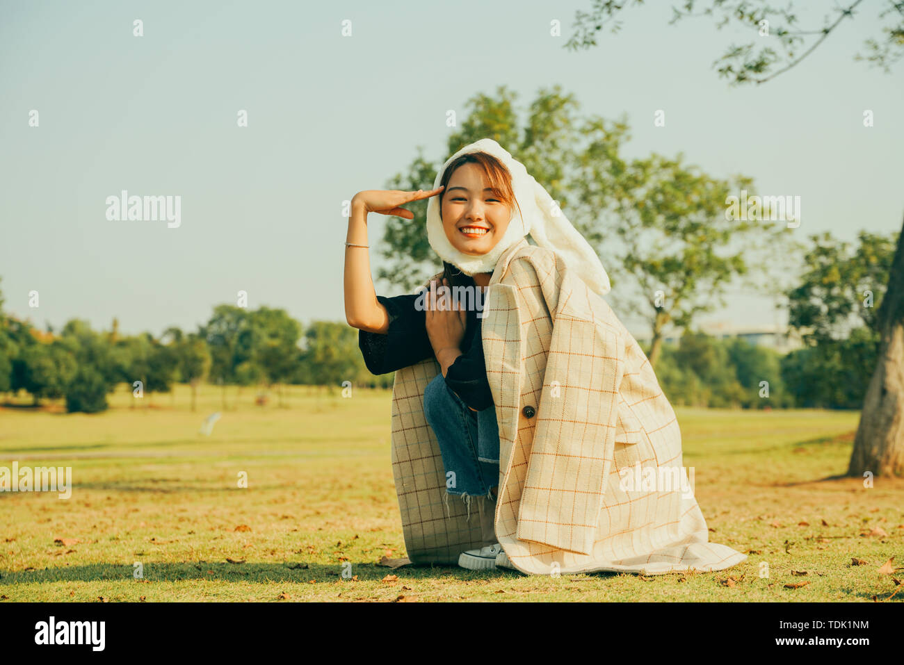 Nature, girl, lawn, summer, field, woman, happiness, park, outdoor