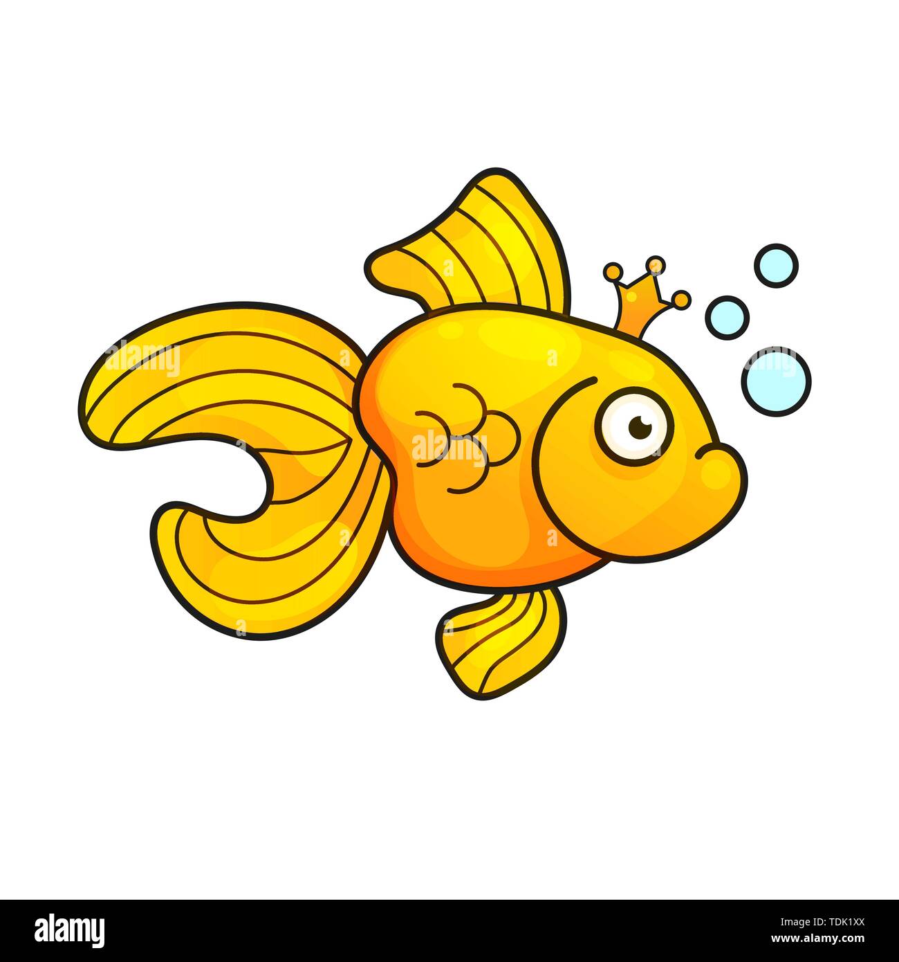 Free Vector  Cute bright fish game cartoon character set vector  illustration of underwater sea or aquarium creatures marine and ocean  tropical animals with smiling faces aquatic saltwater colorful critters