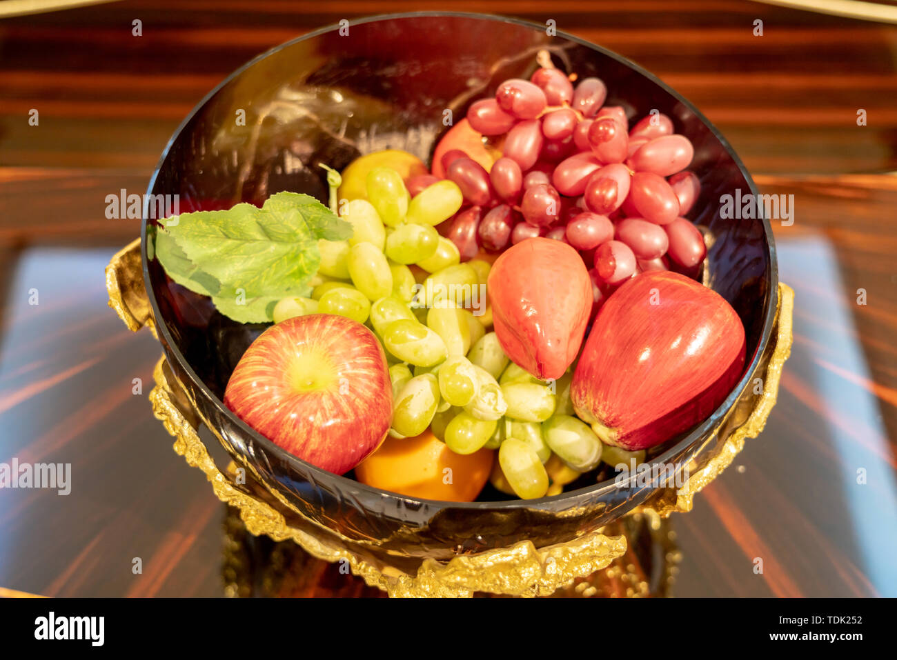 Decorative fruit platter Stock Photo Alamy