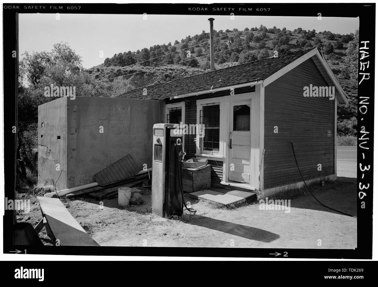 OFFICE WITH VAULT (LEFT) Donovan's Mill, Silver City, Lyon County, NV