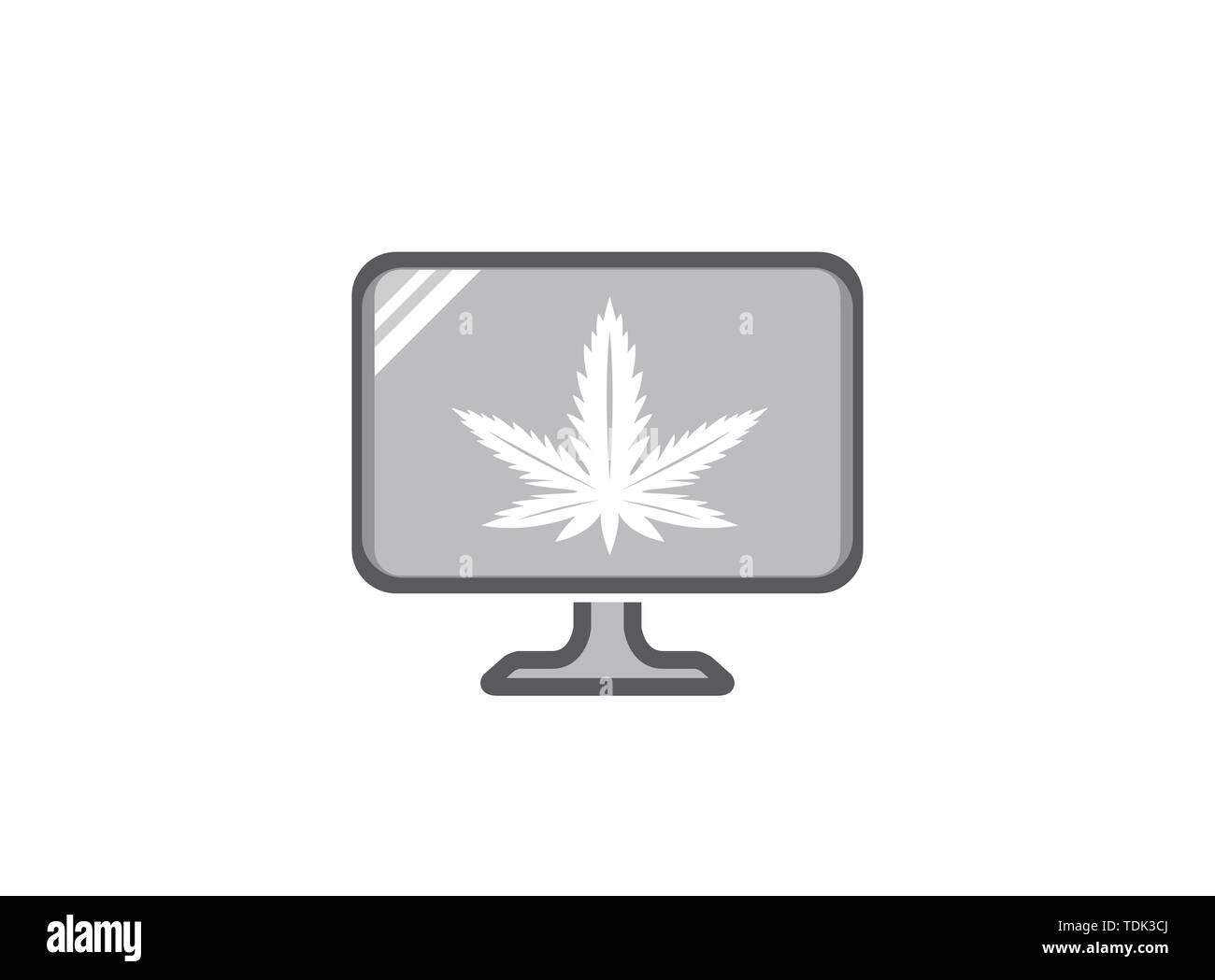 Cannabis green screen Stock Vector Images Alamy