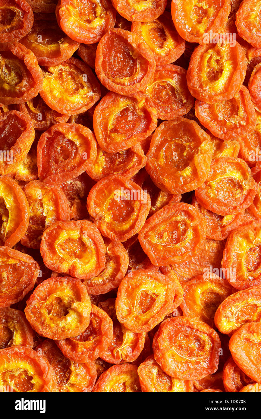 Australian dried apricots; background Stock Photo Alamy