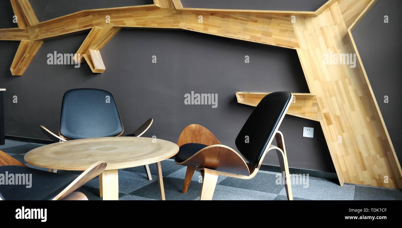 Stylish office decoration design, office furniture, interior design