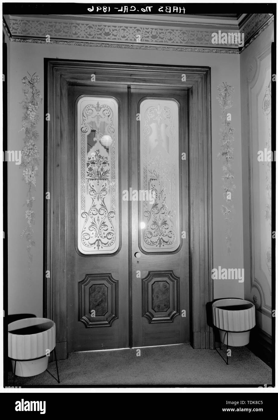 October 1960 Interior Vestibule Doors Ignacio Peralta House 561