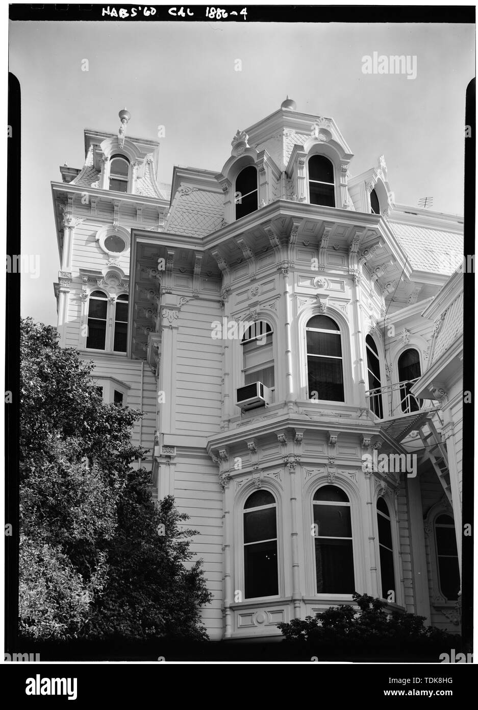 October 1960 WEST ELEVATION Albert Gallatin House, 1527 H Street, Sacramento, Sacramento