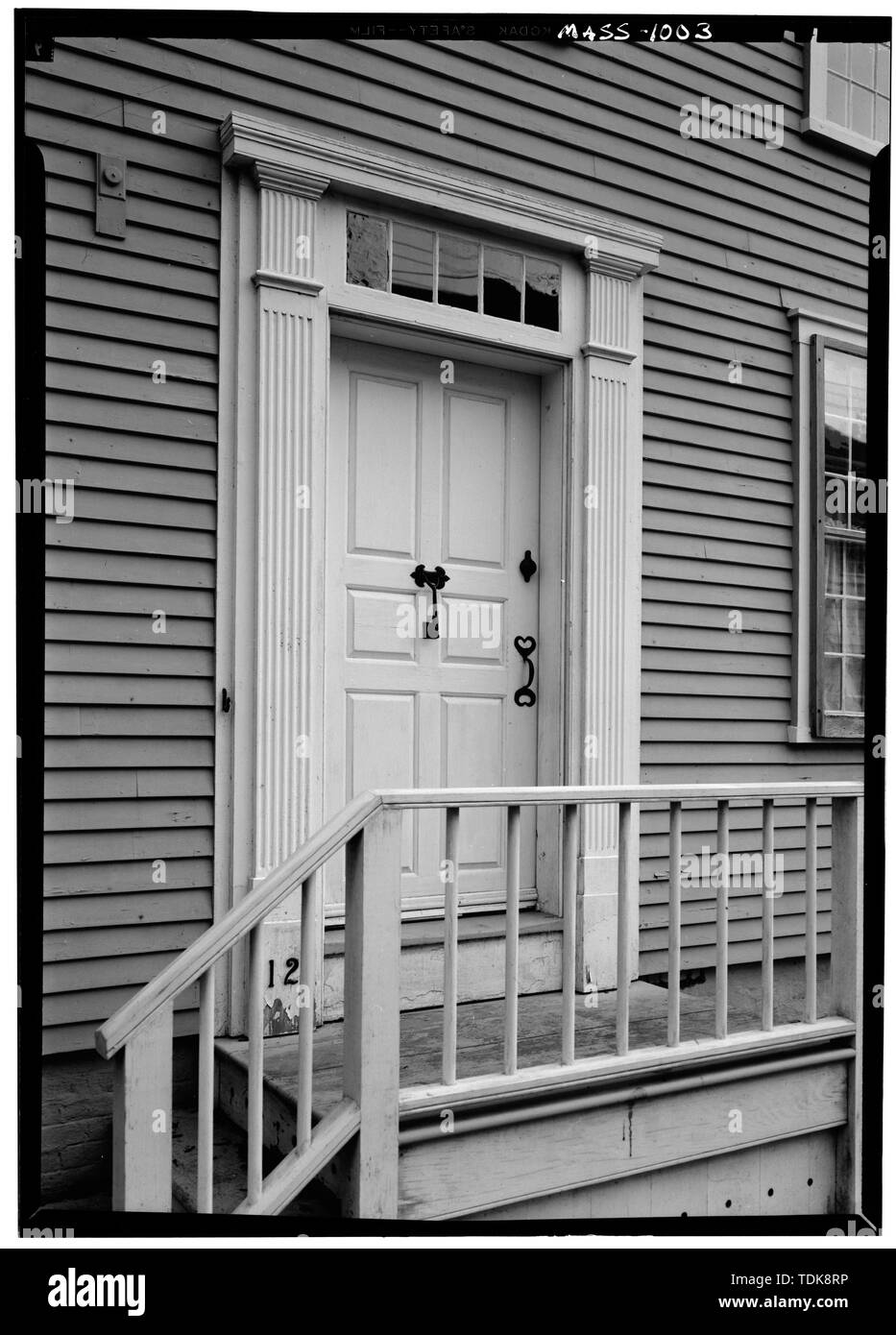 October 1969 FRONT DOORWAY, NORTH SIDE FROM EASTERLY DIRECTION