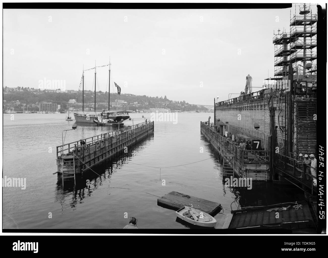 Lake union dry dock Black and White Stock Photos & Images Alamy