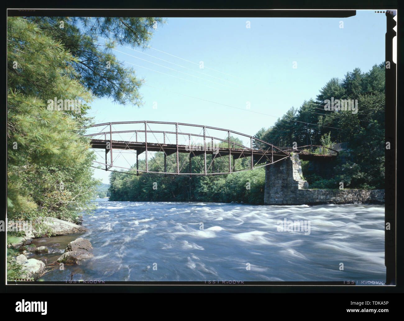 - Old Corinth Road Bridge, Spanning Sacandaga River at Corinth Road, Hadley, Saratoga County, NY Stock Photo