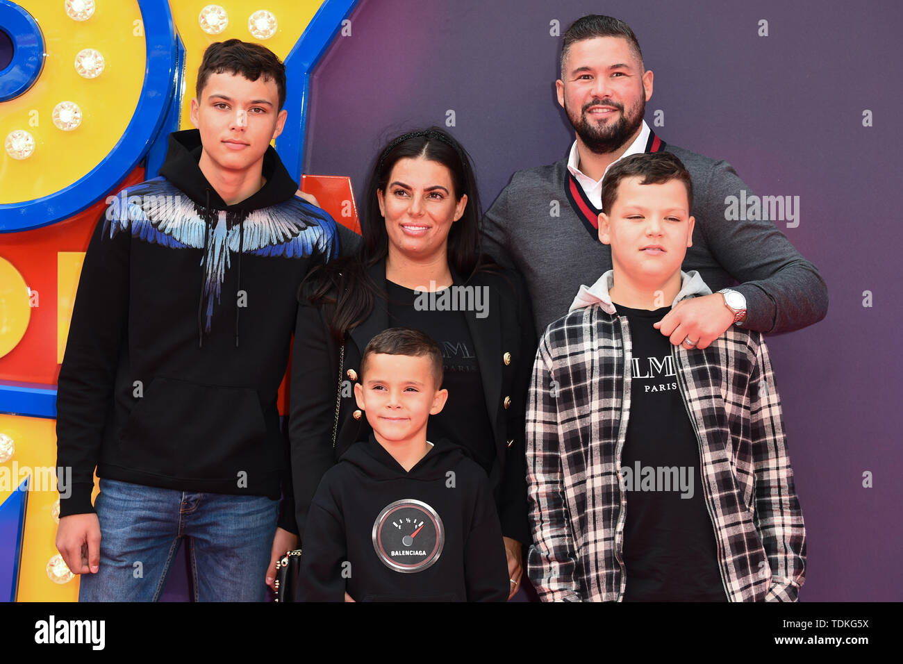 London, UK. 16th June, 2019. LONDON, UK. June 16, 2019: Tony Bellew arriving for the 'Toy Story 4' premiere at the Odeon Luxe, Leicester Square, London. Picture: Steve Vas/Featureflash Credit: Paul Smith/Alamy Live News Stock Photo
