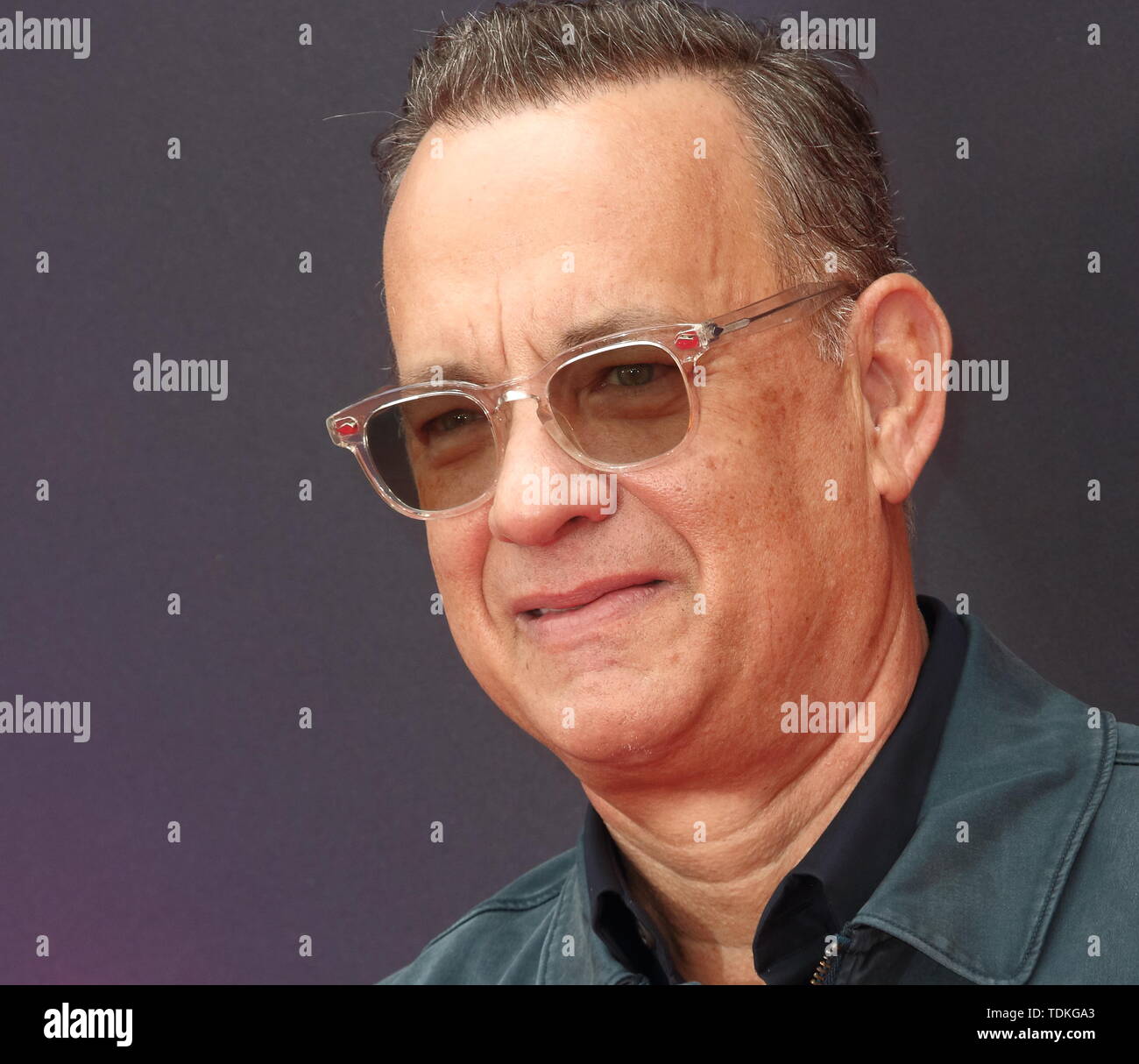 London, UK. 16th June, 2019. Tom Hanks attends the European Premiere of Toy Story 4 at Odeon Luxe, Leicester Square in London. Credit: SOPA Images Limited/Alamy Live News Stock Photo