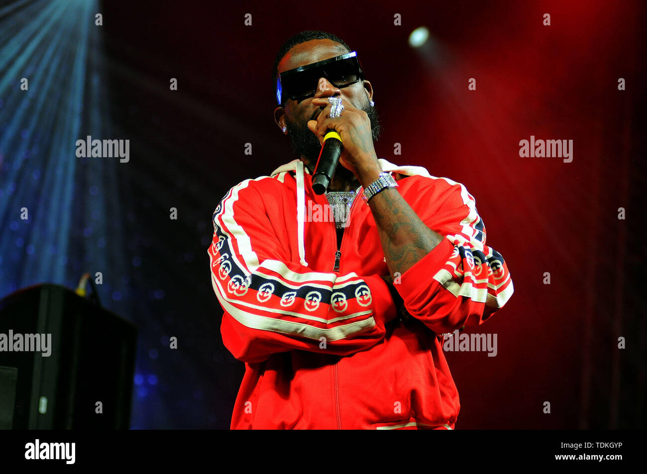 Gucci Mane performs during the 2019 Bonnaroo Music & Arts Festival in ...