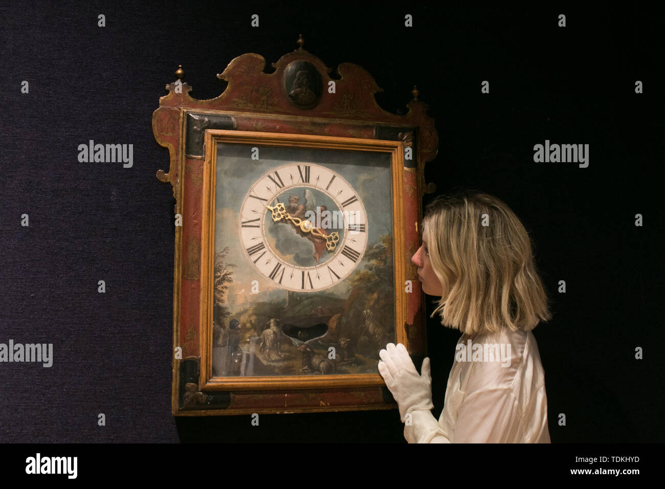 Bonhams London, 17th June 2019. Bonhams photocall of the World's Most valuable clocks from the Clive Collection to appear at auction at Bonhams New Bond Street Credit: amer ghazzal/Alamy Live News Stock Photo