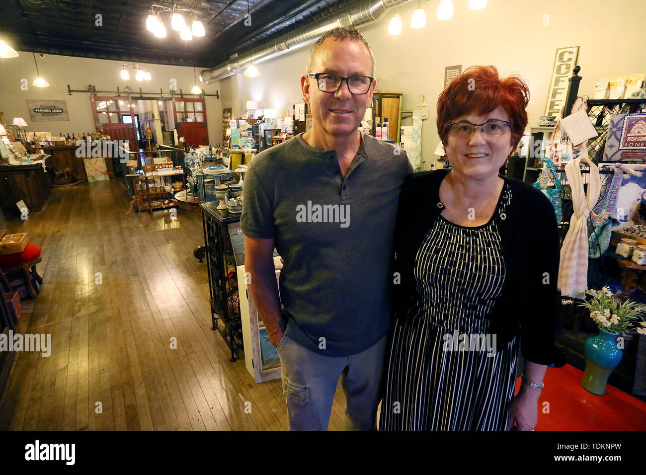 June 15, 2019 Maquoketa, Iowa, U.S. Owners Jim & Sue Mayberry of