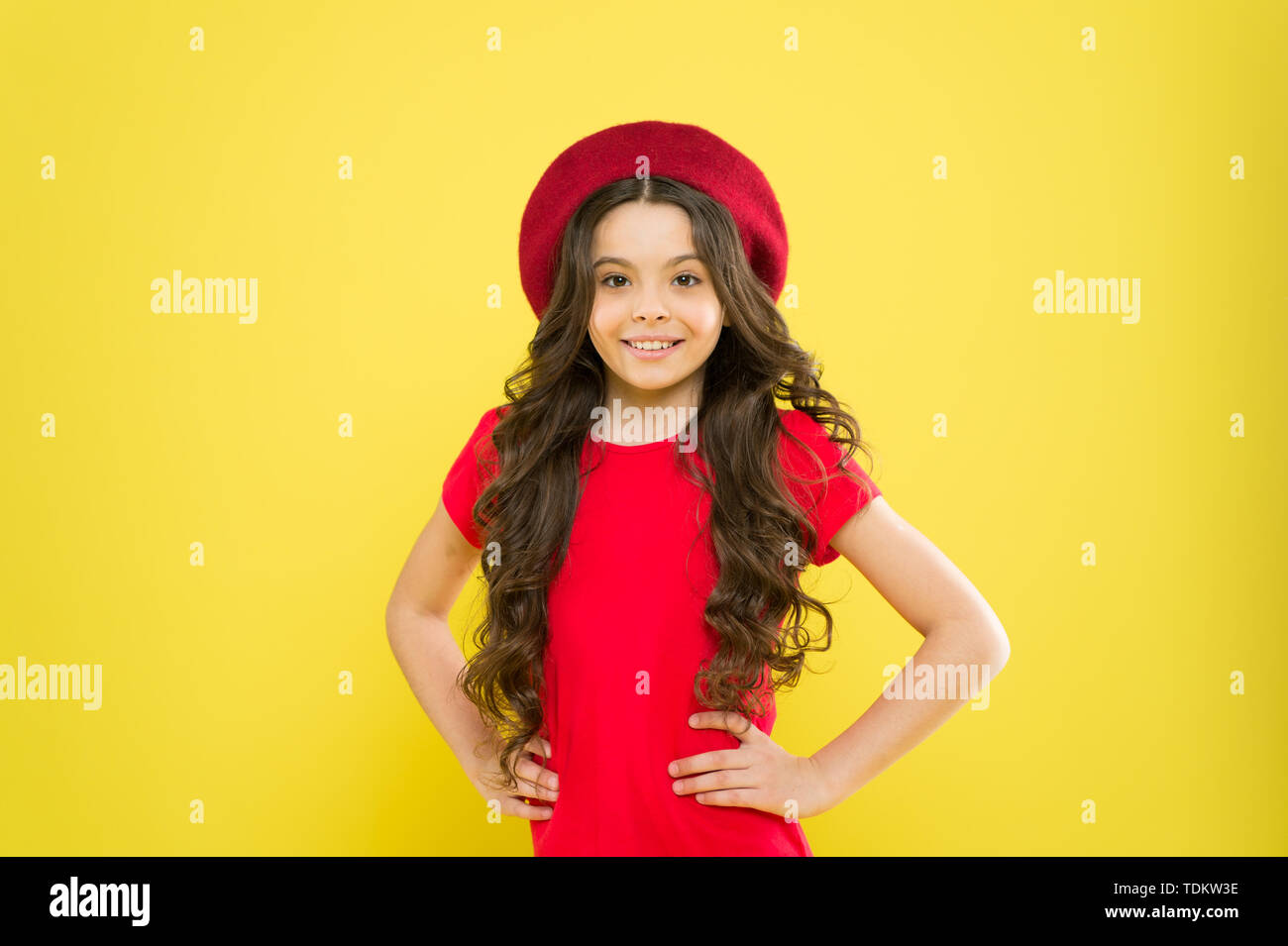 Curly Hair Red Tips Stock Photos Curly Hair Red Tips Stock