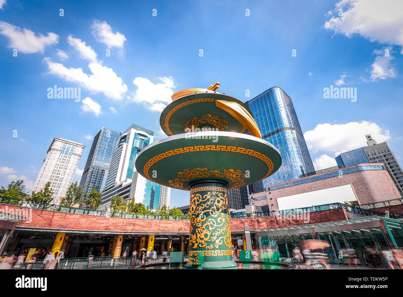Sky and modern photography in city Stock Photo - Alamy