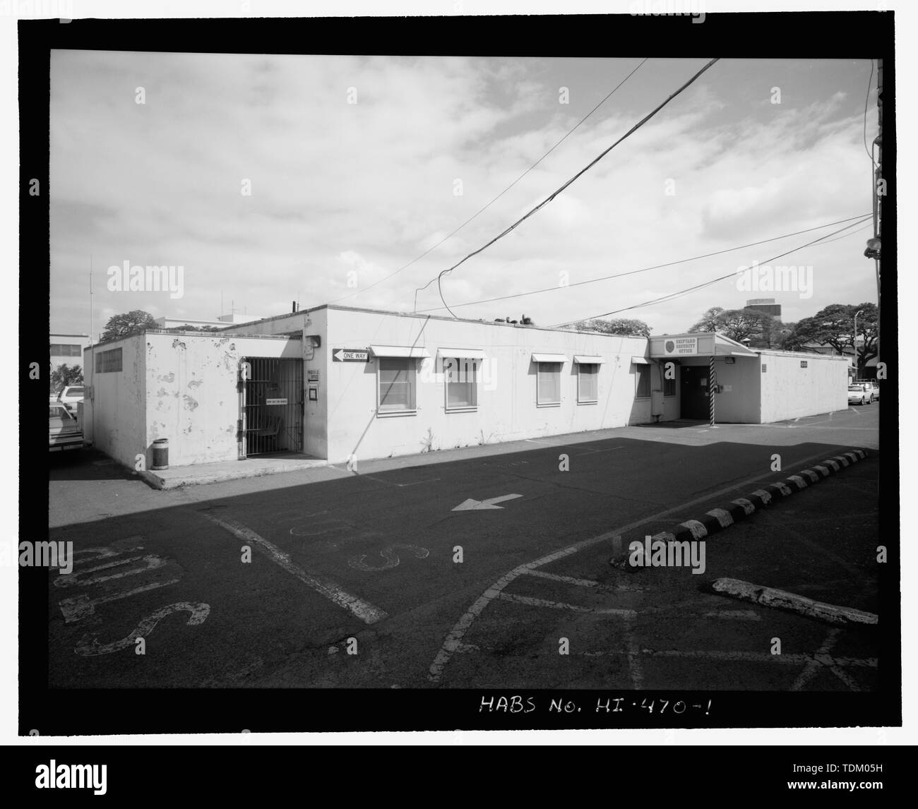 Oblique view of the west side, view facing southsoutheast U.S. Naval