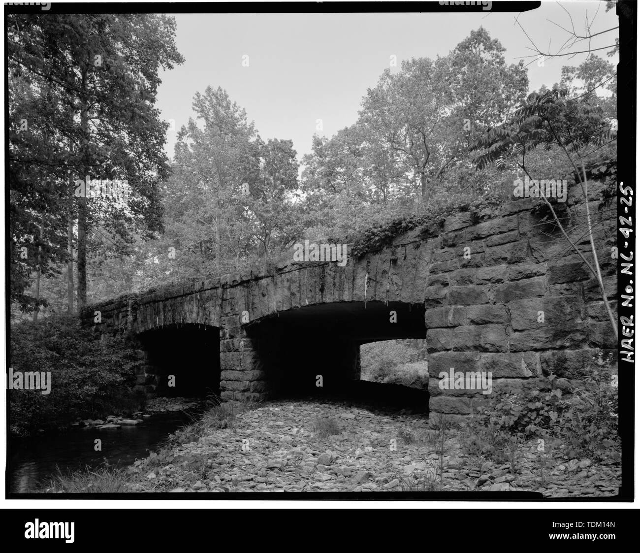 Otter Creek Bridge 2. View of the stone facing common on nearly all