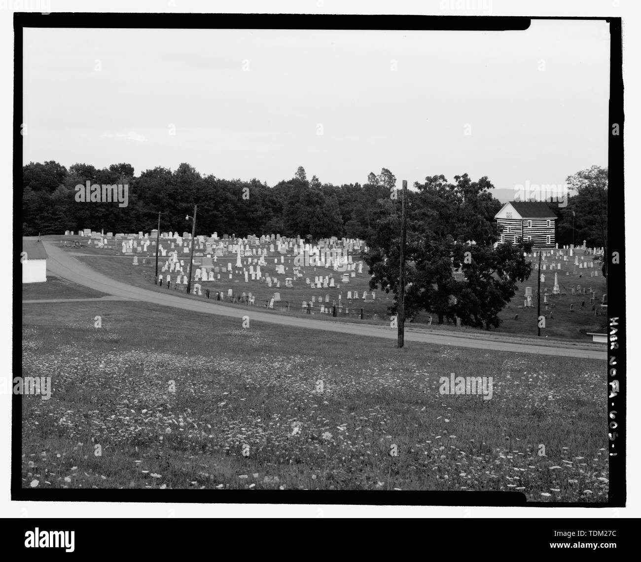 Overview looking E. Union Cemetery, Schellsburg, Bedford County, PA