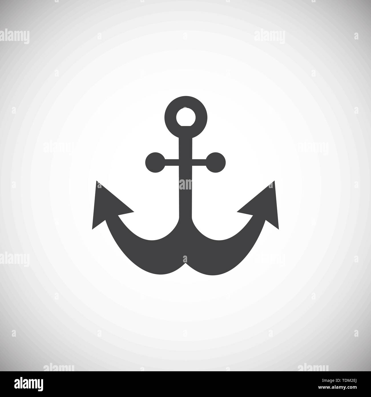Anchor icon internet button on Stock Vector Images - Alamy