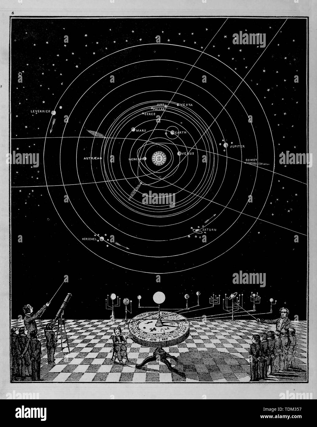 Solar telescope image Black and White Stock Photos & Images - Alamy