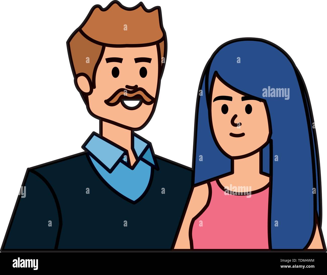 adults parents couple avatars characters Stock Vector Image & Art - Alamy