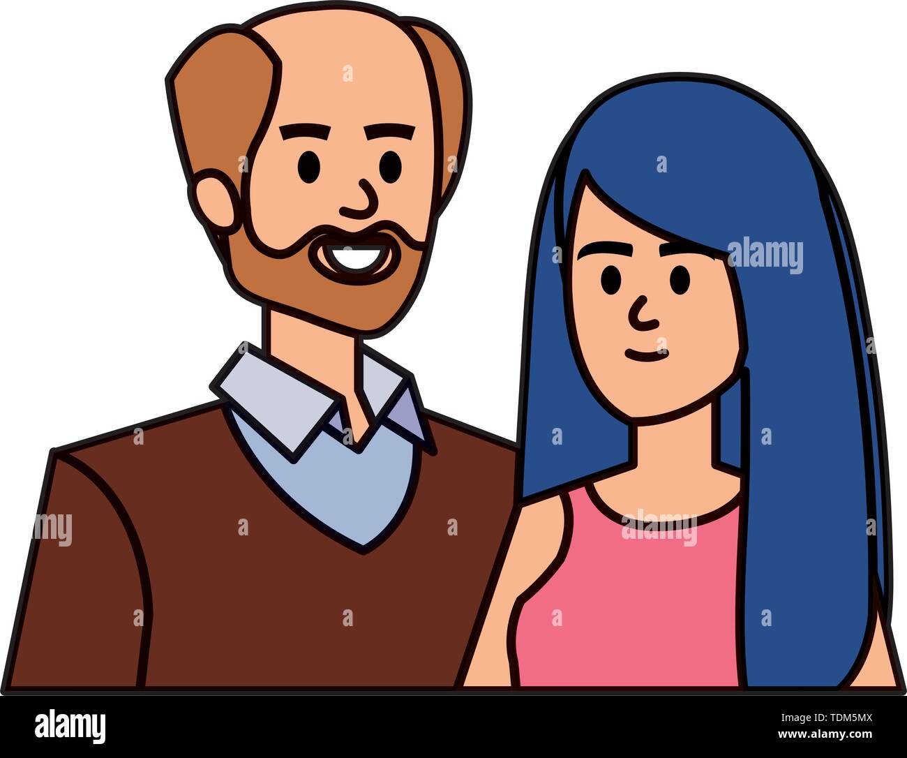 adults parents couple avatars characters Stock Vector Image & Art - Alamy