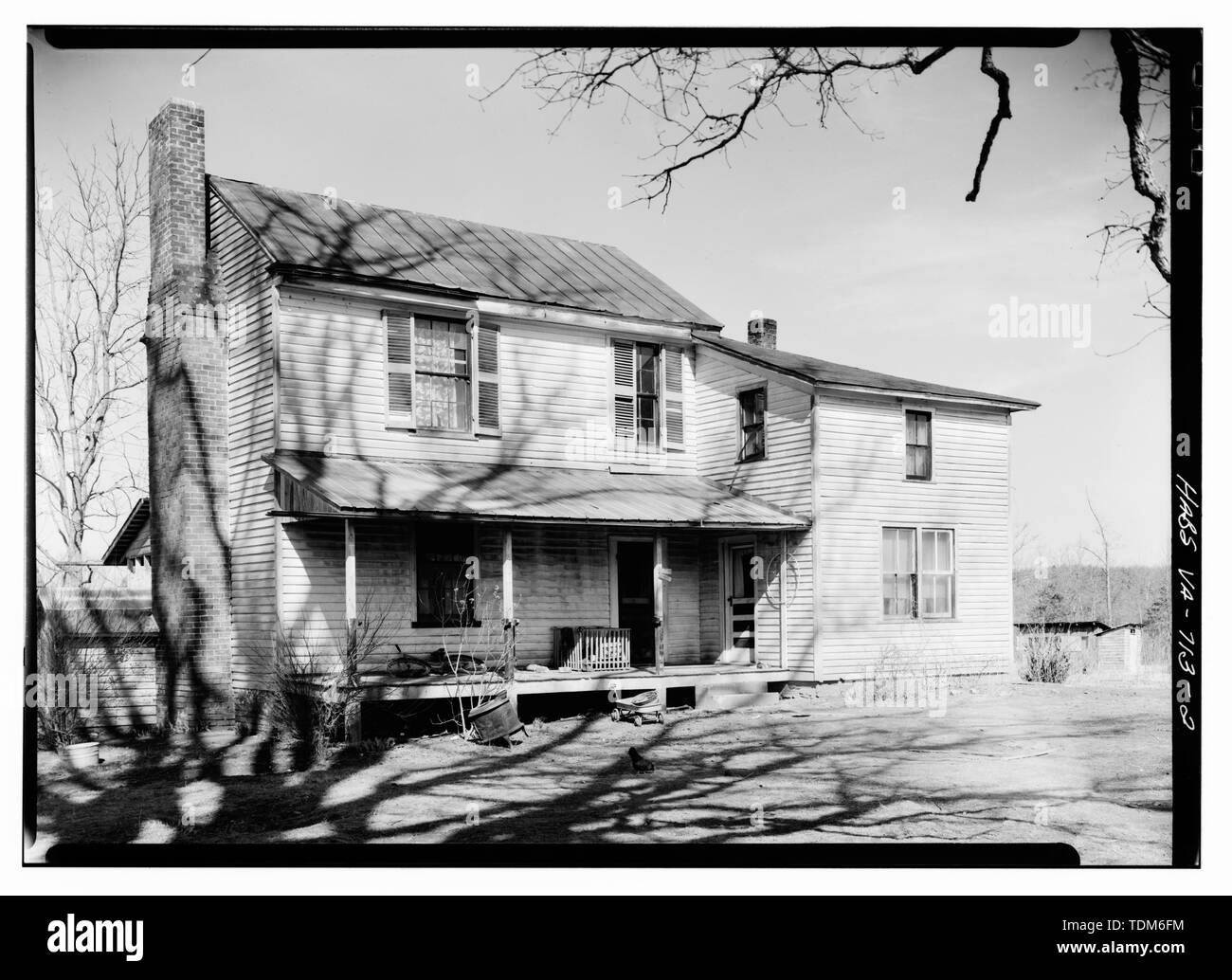 Perspective View Of East Front And South Side J Sears House State Route 631 Appomattox Appomattox County Va Boucher Jack E Photographer Stock Photo Alamy