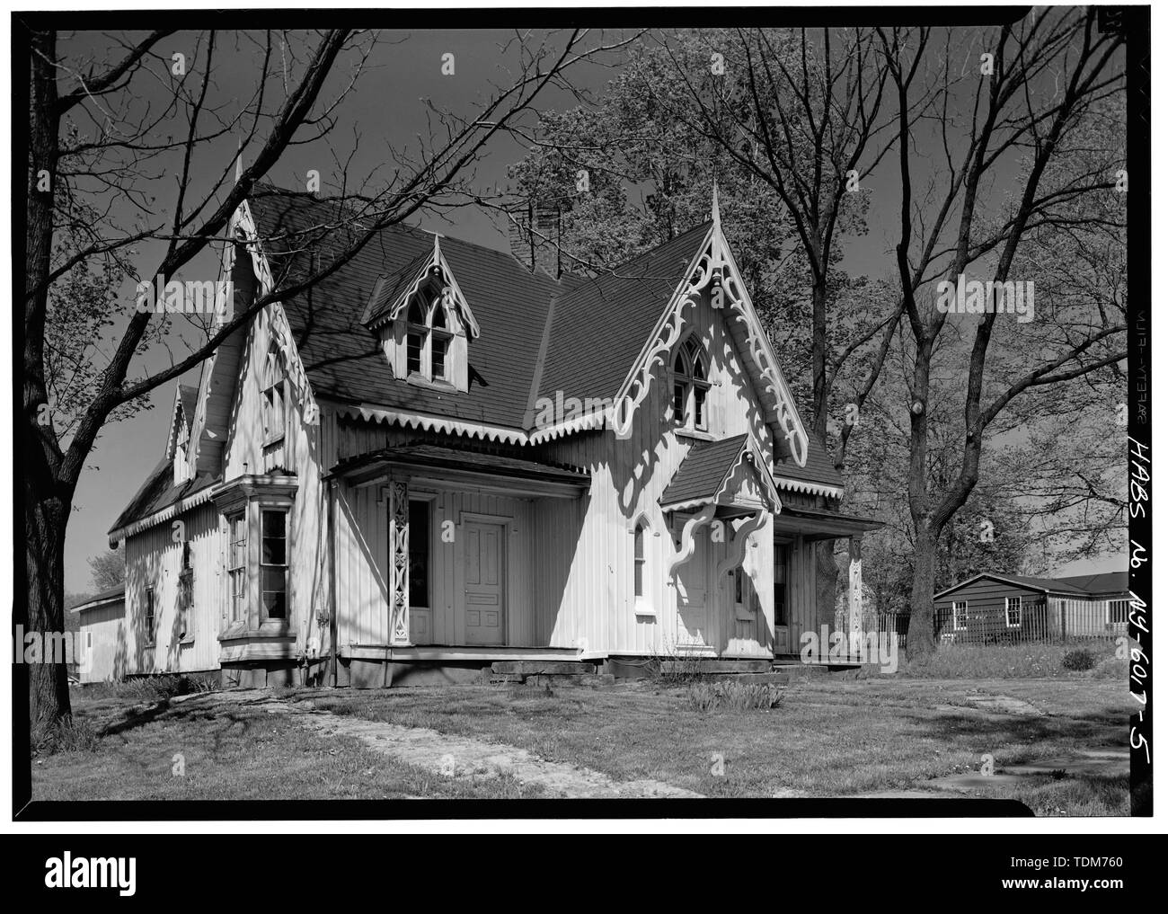 PERSPECTIVE VIEW OF MAIN AND WEST ELEVATIONS Timothy Copp House