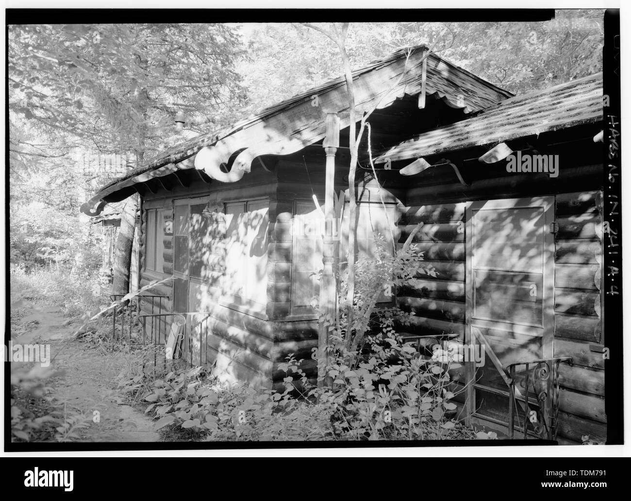 Perspective View Of Main Entrance From The North Cypress Log