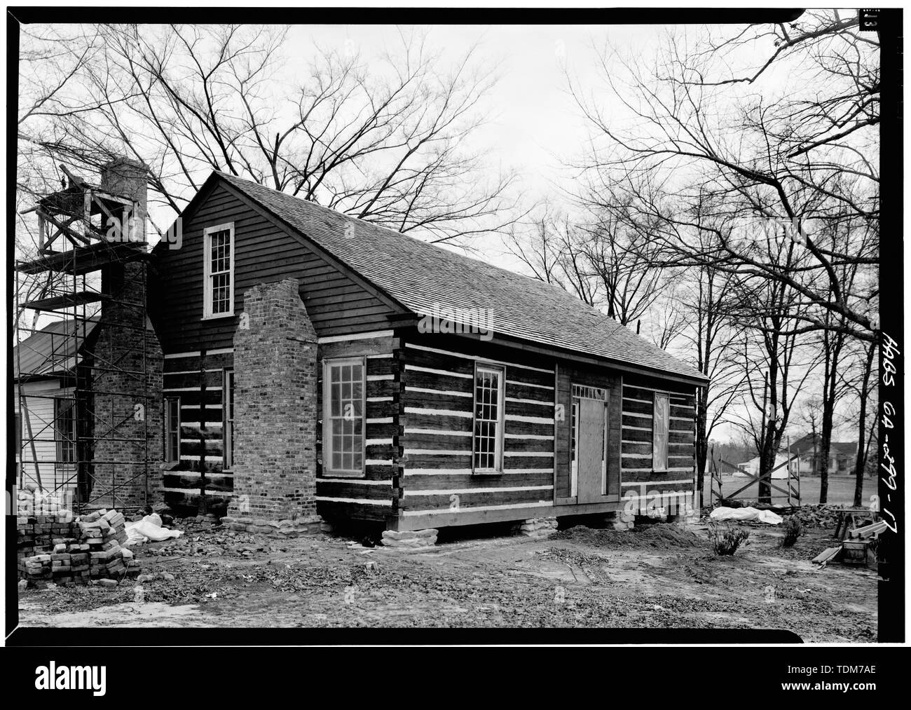 PERSPECTIVE VIEW OF NORTH (FRONT) AND EAST SIDE Kolb House, Powder