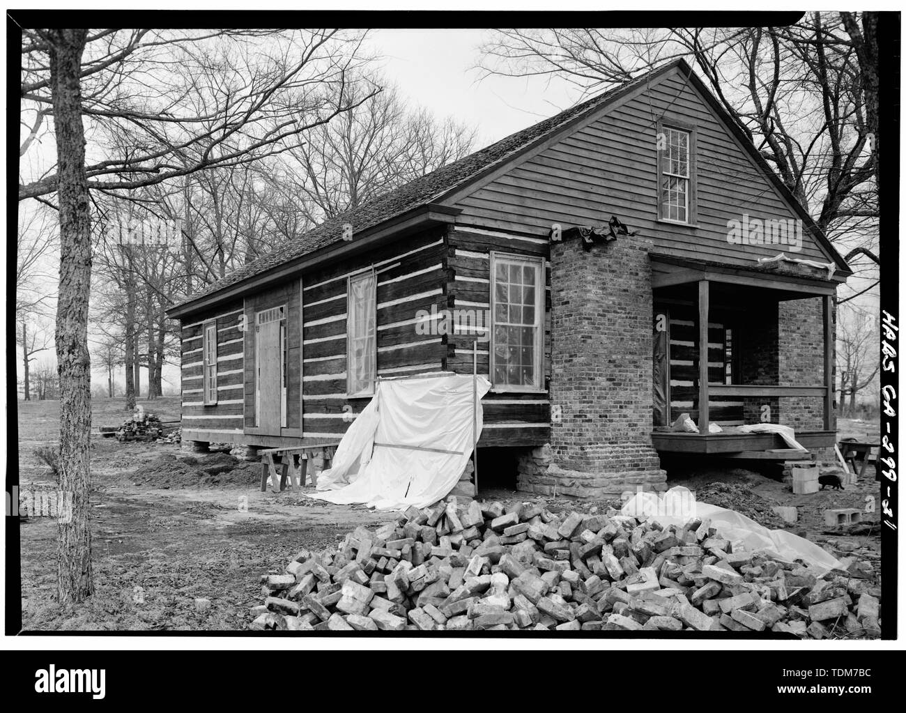 PERSPECTIVE VIEW OF NORTH (FRONT) AND WEST SIDE Kolb House, Powder
