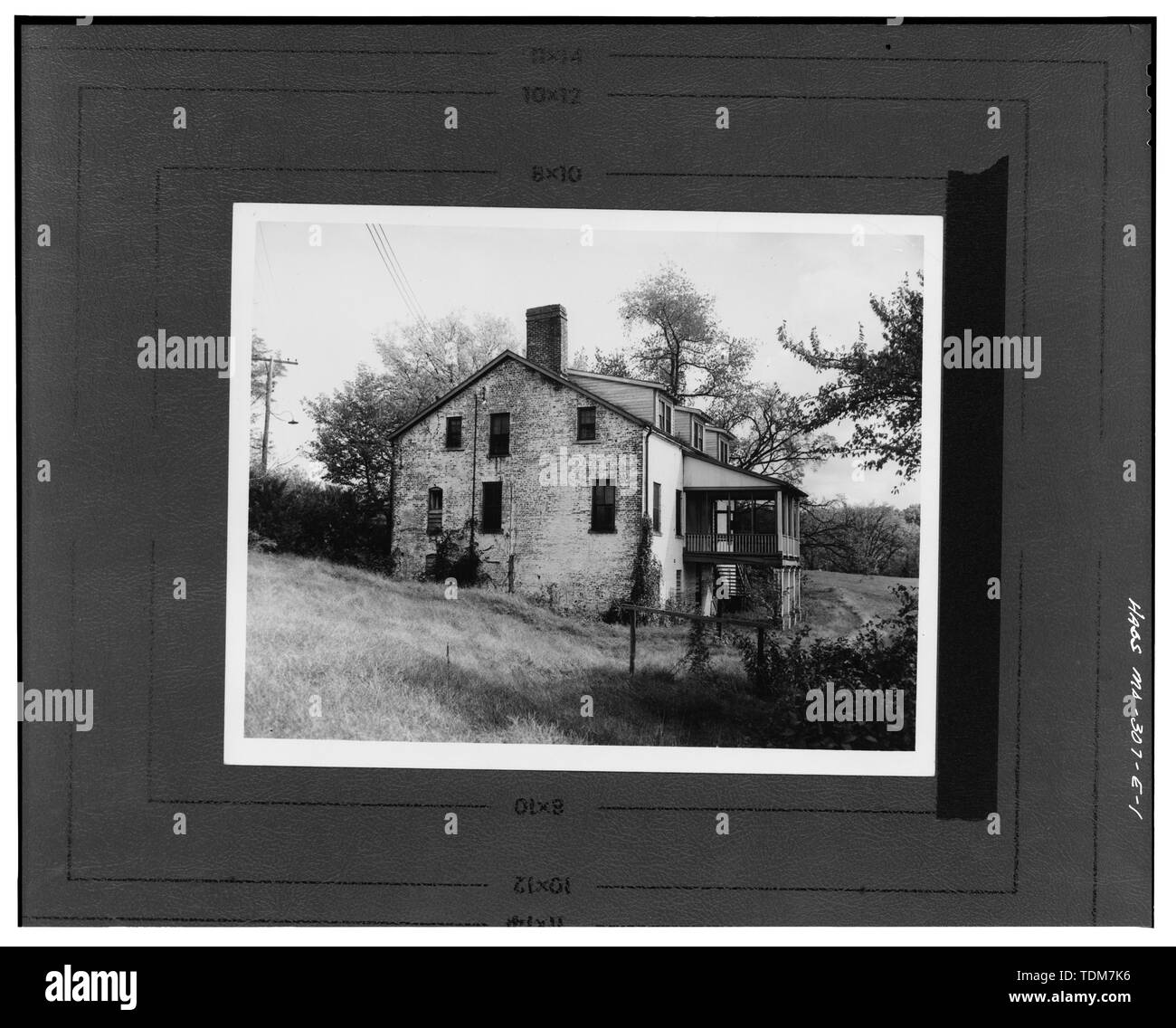 PERSPECTIVE VIEW OF NORTH SIDE AND WEST (REAR) Fort Washington