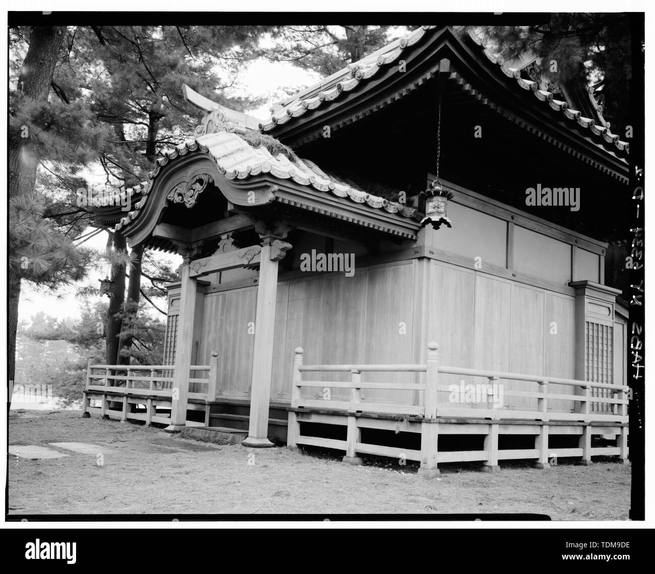 PERSPECTIVE VIEW OF TEA HOUSE FRONT Kykuit, Japanese Tea House, 200