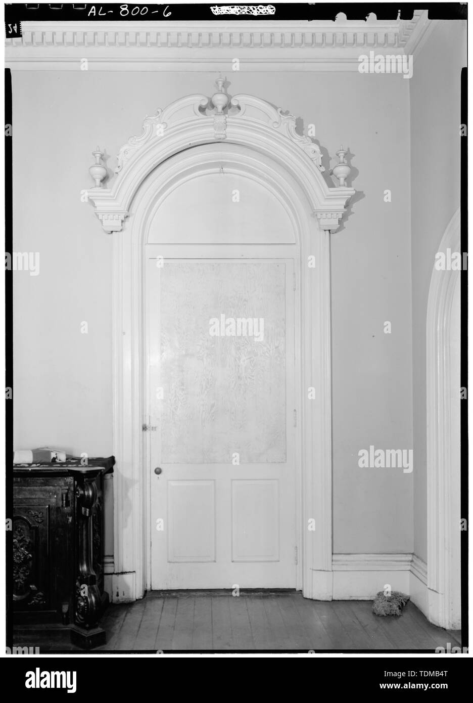 Pedimented Door First Floor Joshua Kennedy House 607