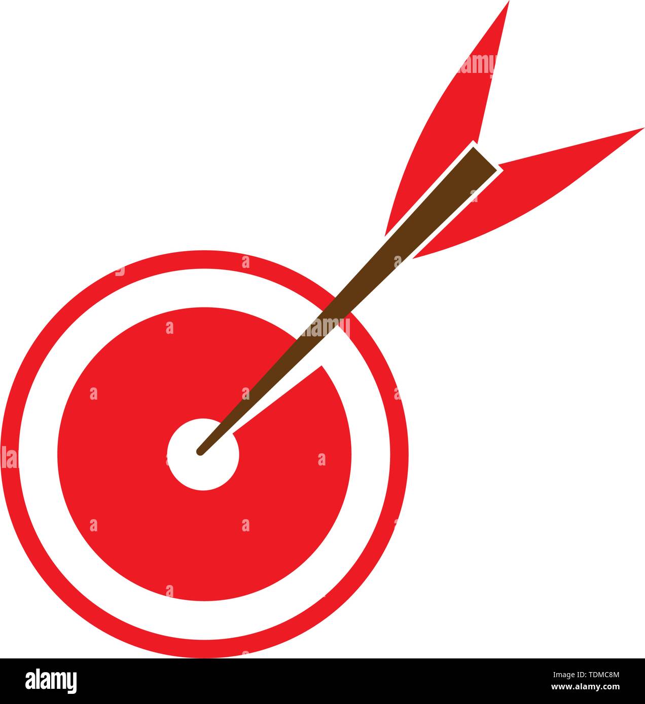 Target icon vector ilustration template Stock Vector