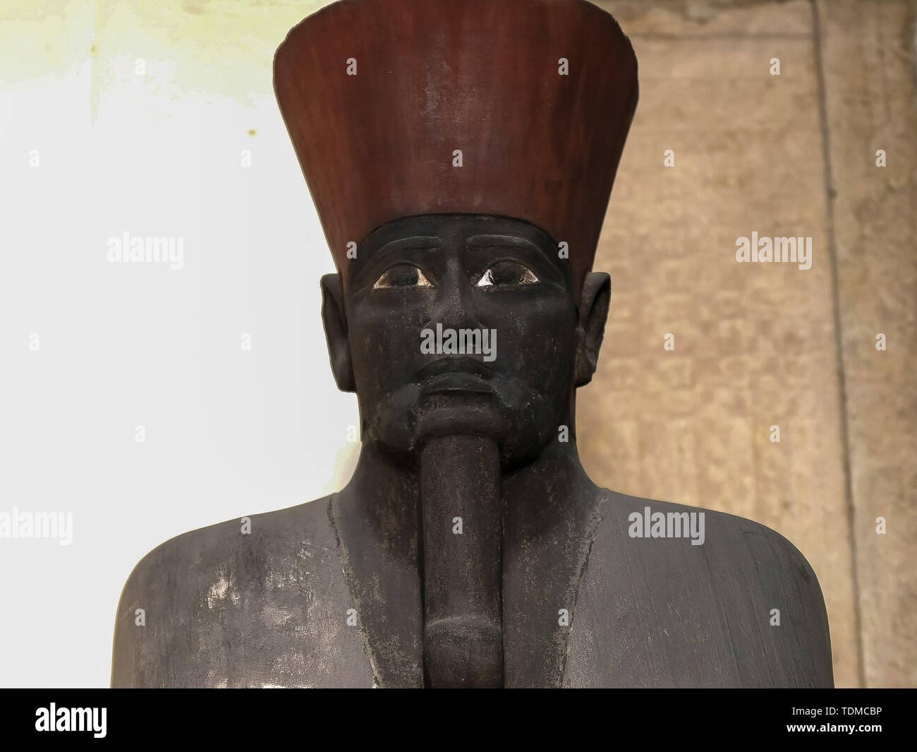 CAIRO, EGYPT- SEPTEMBER, 26, 2015: statue of mentuhotep II in cairo Stock Photo