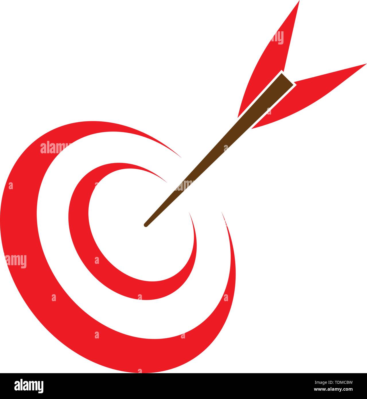 Target icon vector ilustration template Stock Vector