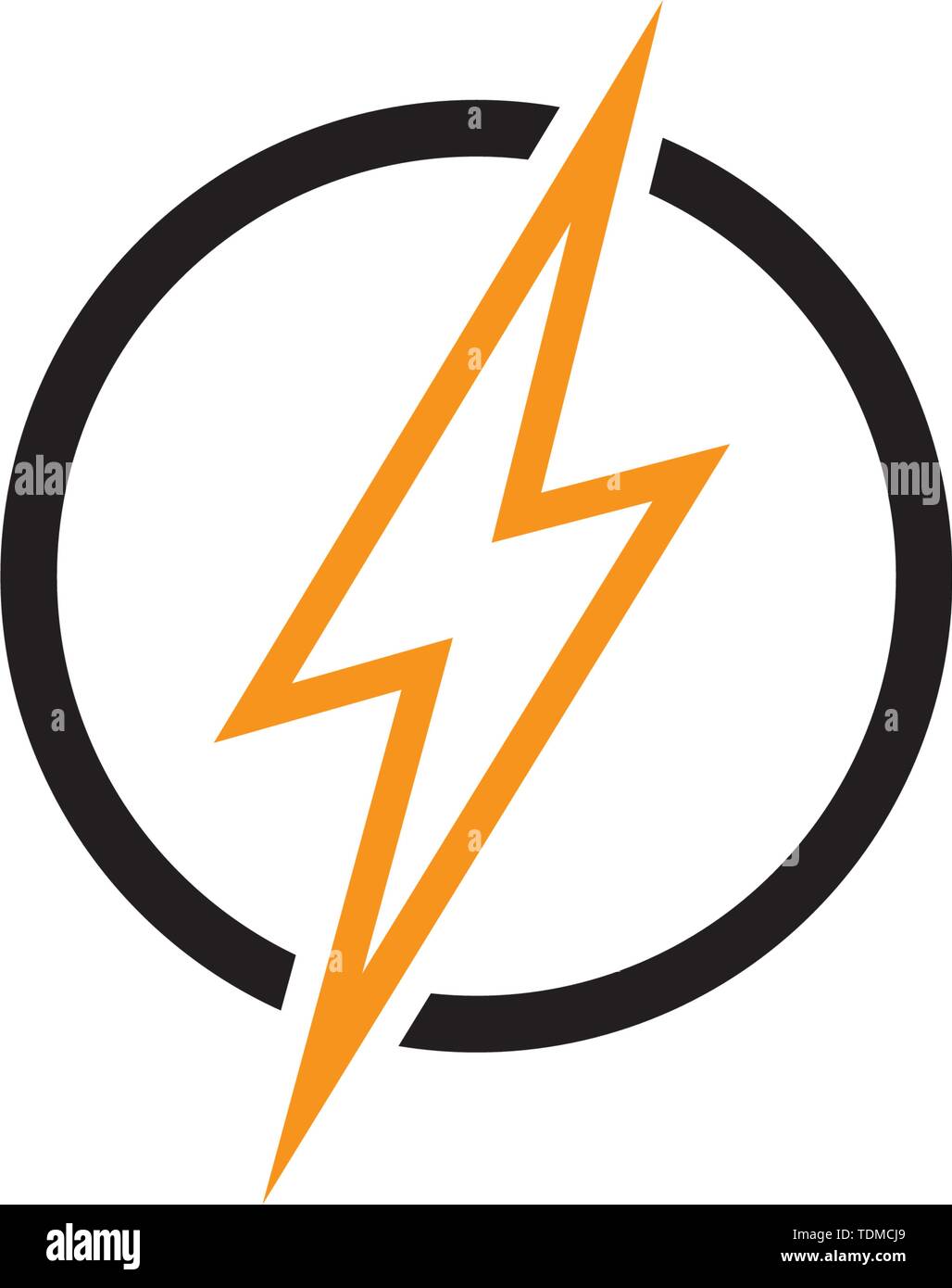 vertical lightning bolt inside of circle for mac app