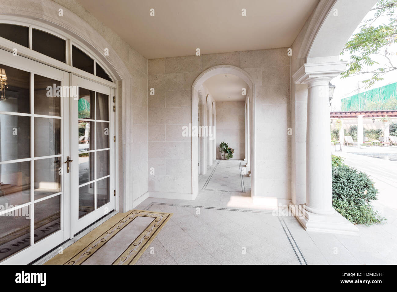 Entrance of a house Stock Photo Alamy