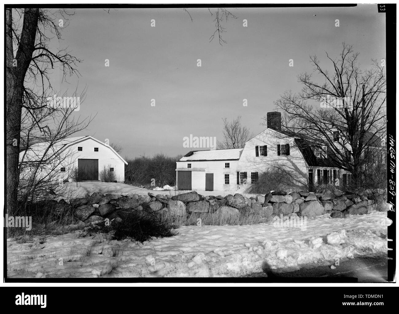 Perspective View Of West Side Showing Barn To The North Hartwell