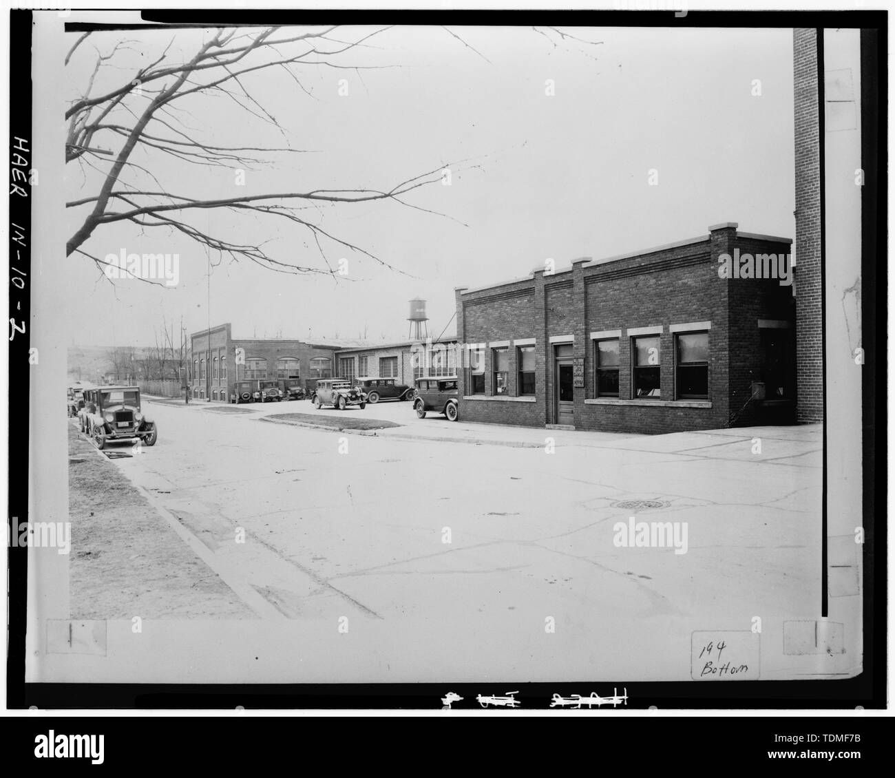 PHOTOCOPY OF CA. 1928 PHOTO FROM COLLECTION OF HENRY BLOMMEL, CONNERSVILLE, INDIANA - Central Manufacturing Company, Eighteenth Street, Connersville, Fayette County, IN; Ansted, Edward W; Ansted, William B; Rosenberg, Robert; Sackheim, Donald Stock Photo