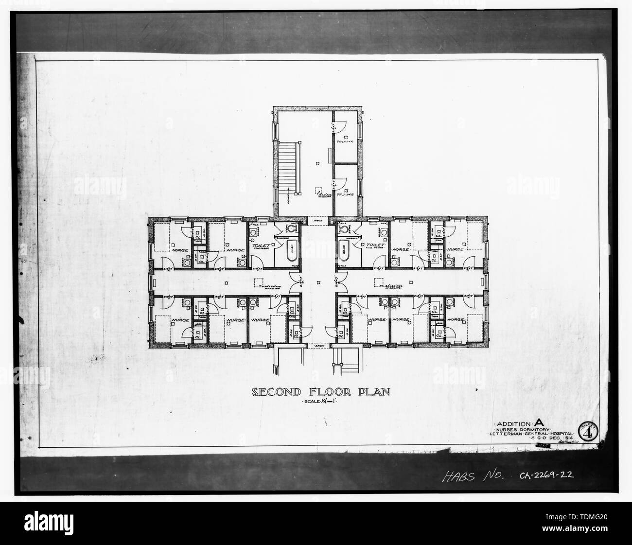 PHOTOCOPY OF ORIGINAL DRAWING (from Directorate of Facilities ...