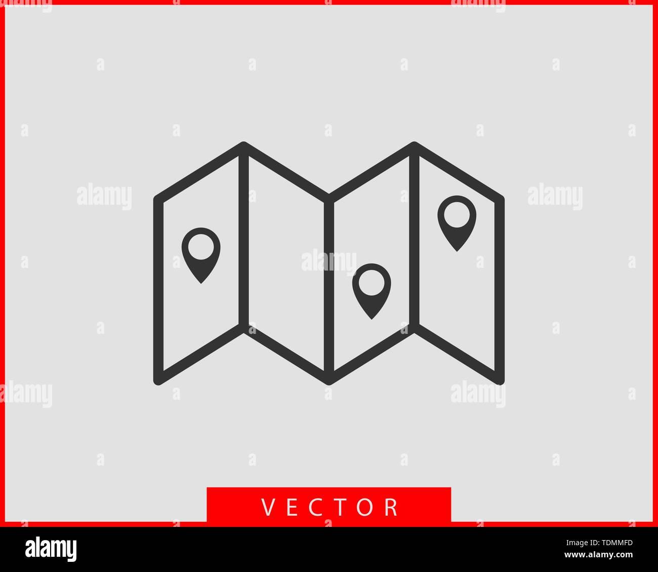 Map icons. Marker pointer. Pin location vector icon. GPS navigation ...