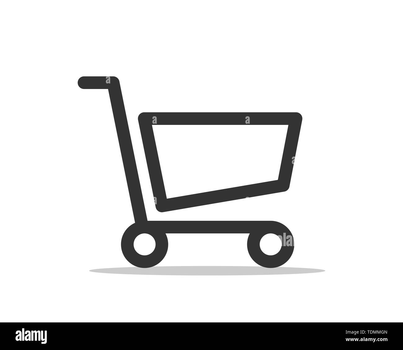shopping cart icon vector Stock Vector Image & Art Alamy