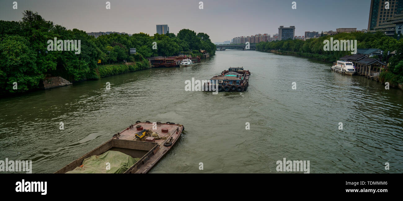 beijing-hangzhou grand canal Stock Photo