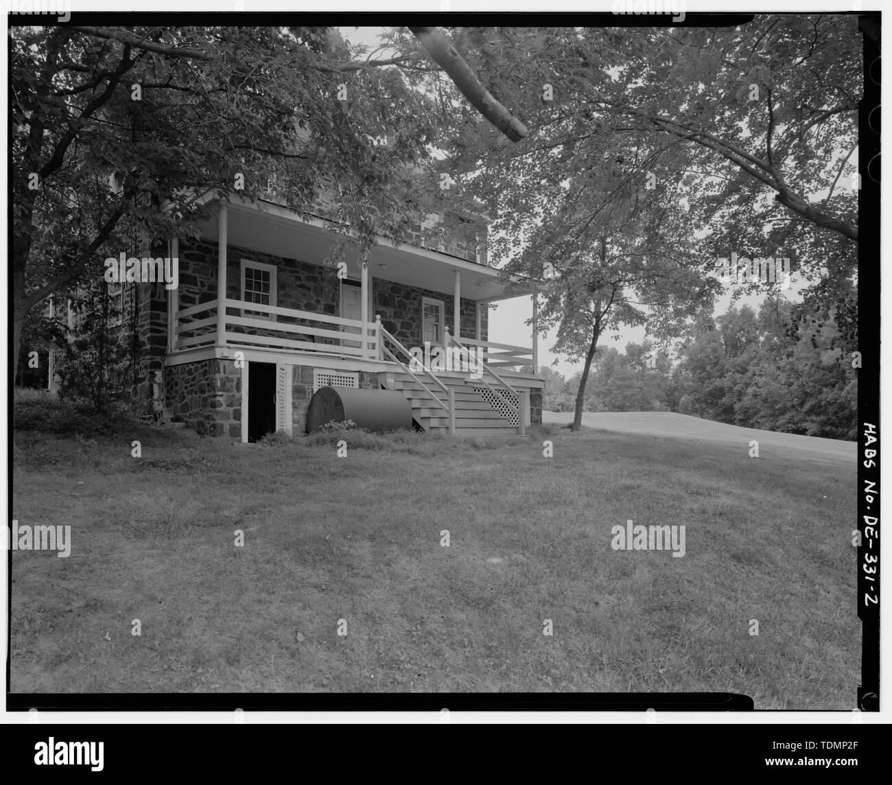 Perspective Of South Front Looking Northeast J Walker Farm Mill Creek Hundred West Side Of Route 2 Marshallton New Castle County De Stock Photo Alamy