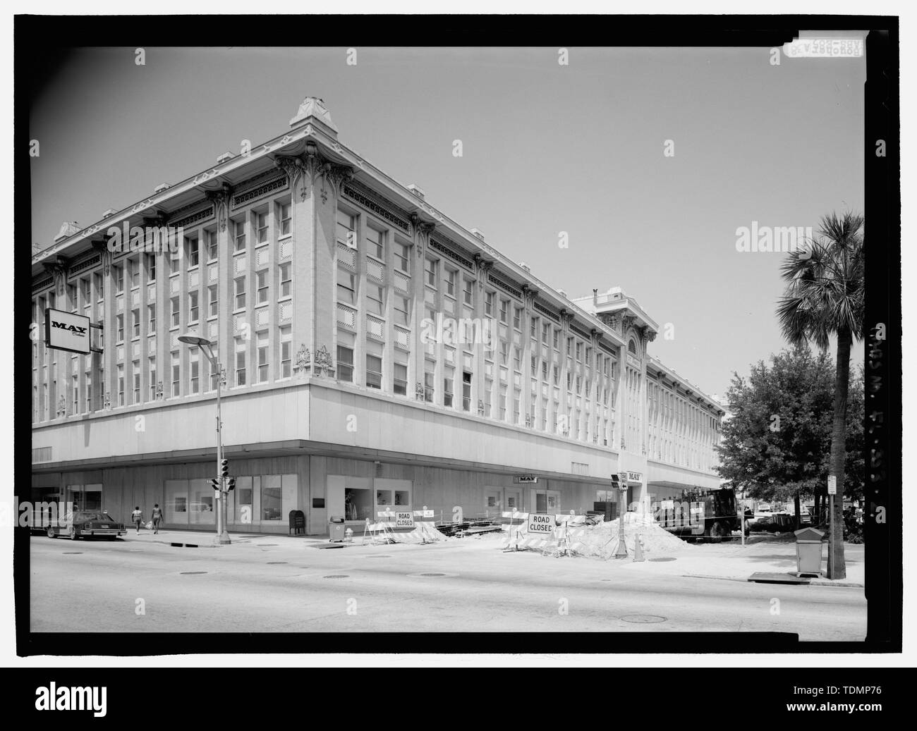 Perspective view - St. James Building, 117 West Duval Street, Jacksonville, Duval County, FL Stock Photo