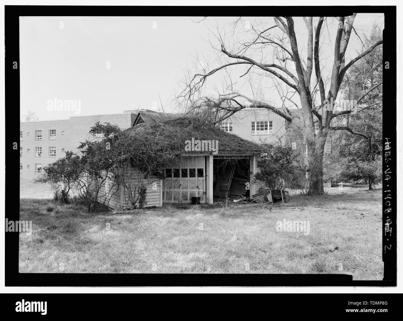 Perspective view from east - Blue Ridge Sanatorium, Building No. 1960 ...