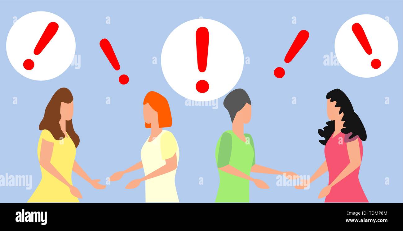 people communication in search of ideas, problem solving, use in web projects and applications. Stock Vector